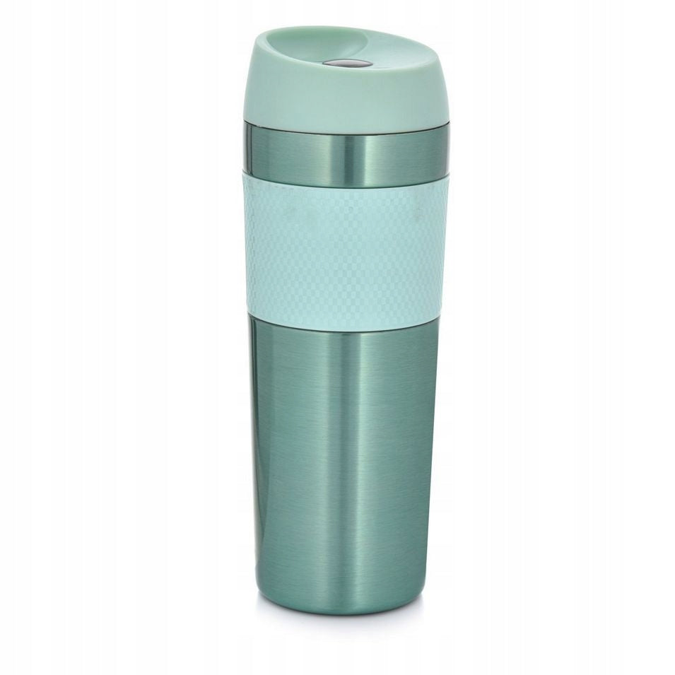 Kubek termiczny METALIC 450ml miętowy AMBITION