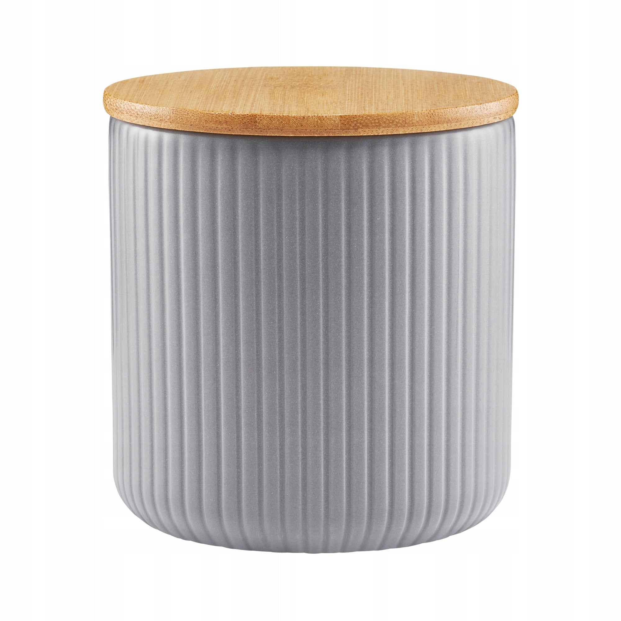 20204 Pojemnik kuchenny ryflowany z pokrywką szary 600 ml AMBITION