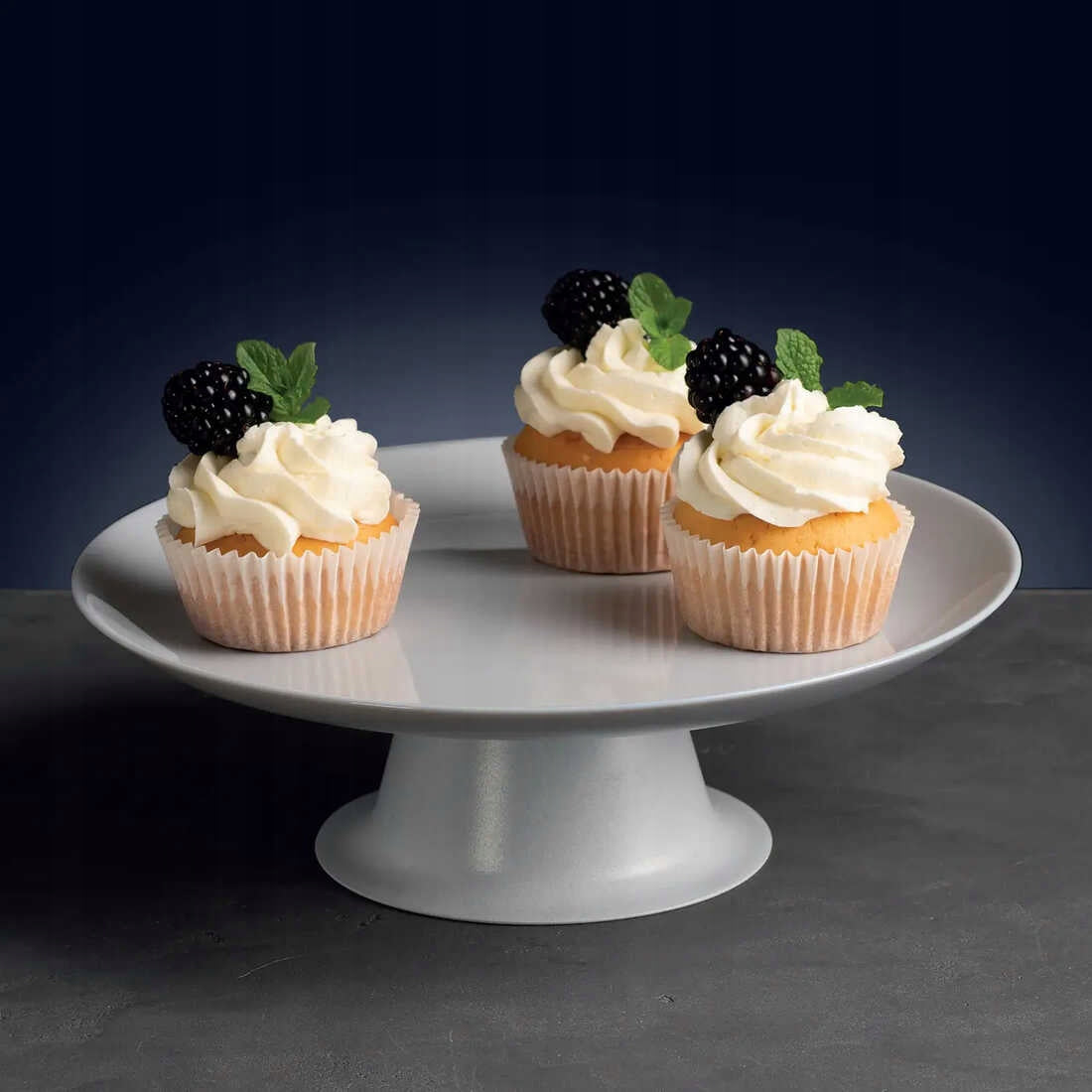 Patera Ambition Lily 25 cm Szara dj.