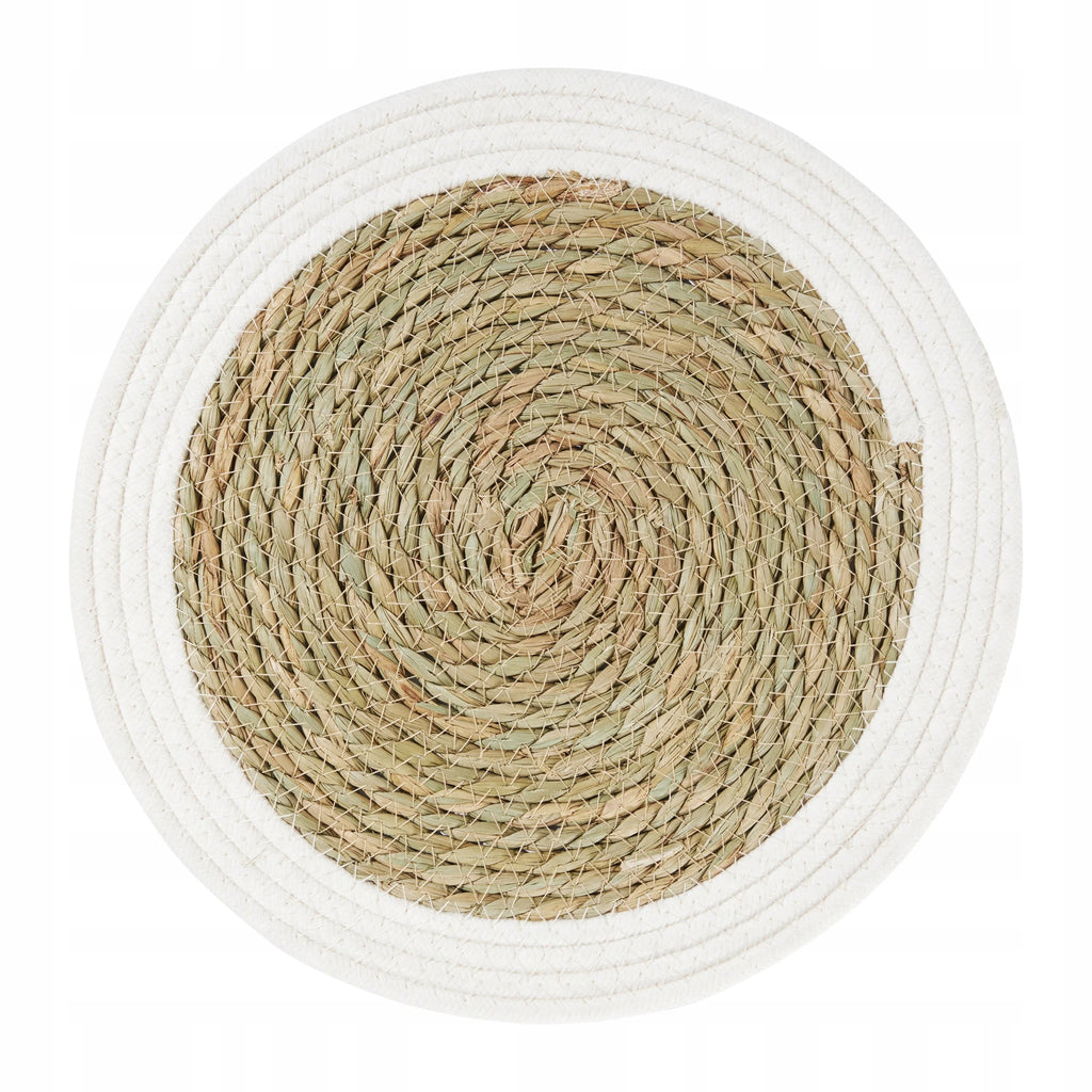 Podkładka na stół Boho Natural 35 cm biała AMBITION dj.