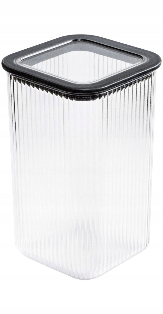 BRANQ - Pojemnik na żywność - plastikowy - kwadratowy - sypkie - 1,57 L