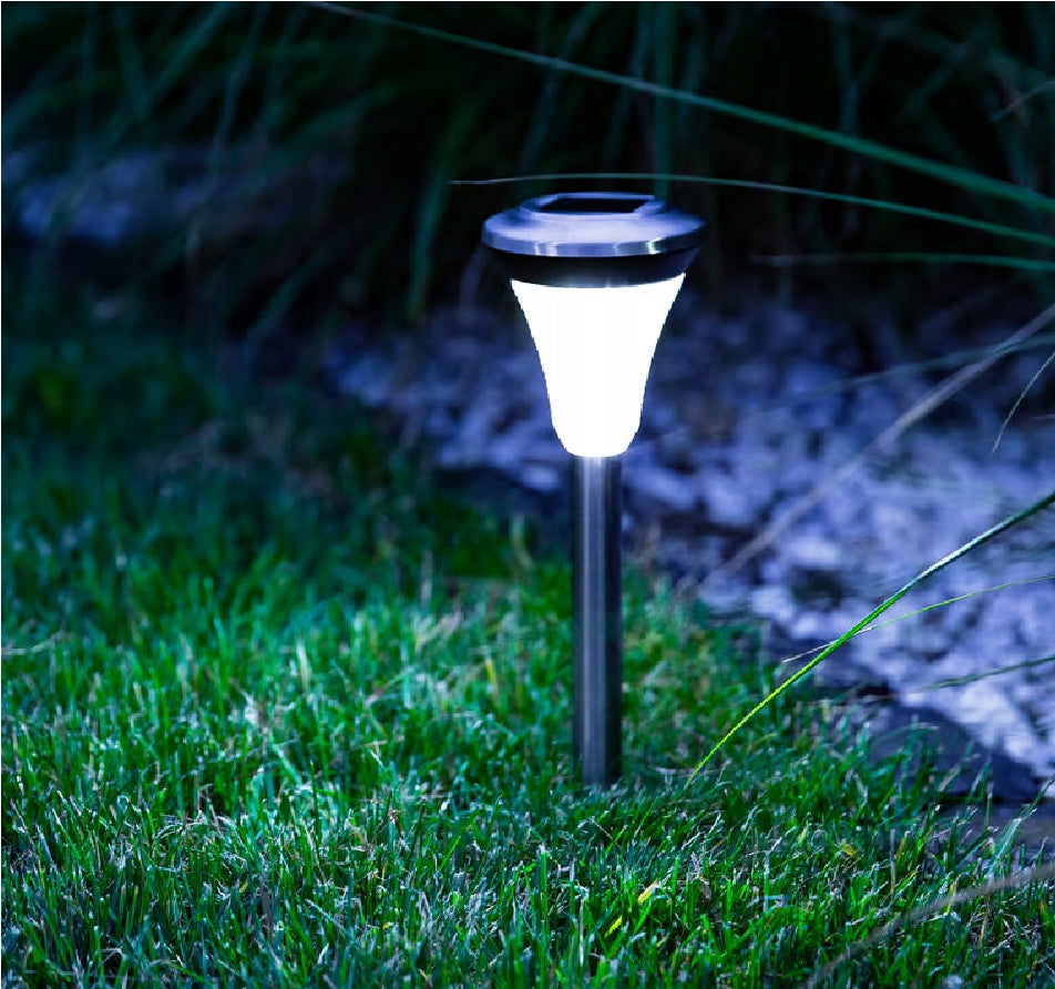 91317 Lampa solarna wbijana 7cm stalowa PATIO