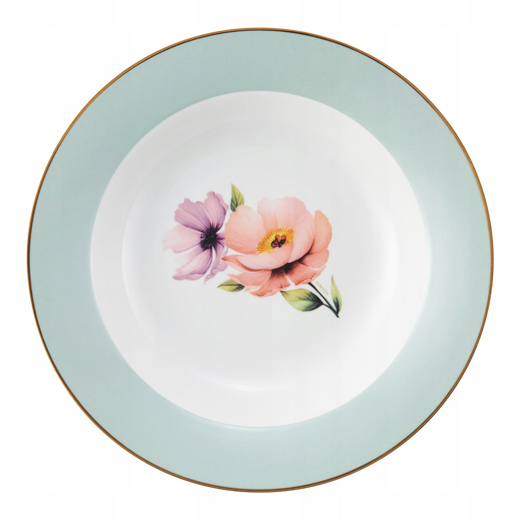 Talerz obiadowy głęboki Ambition Flores