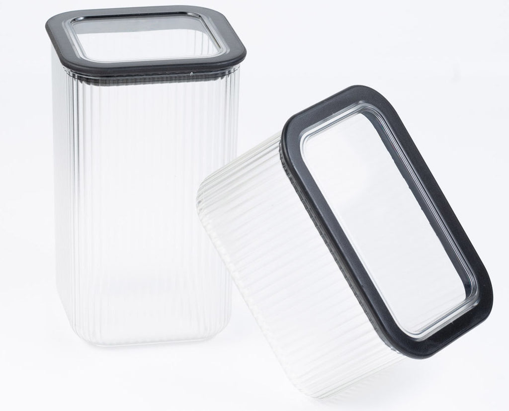BRANQ - Pojemnik na żywność - plastikowy - prostokątny - sypkie - 2,3 L