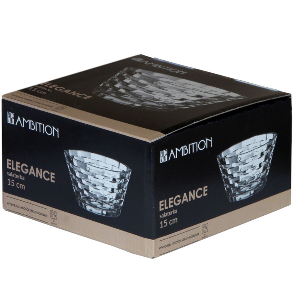 Salaterka szklana Ambition Elegance 15 cm