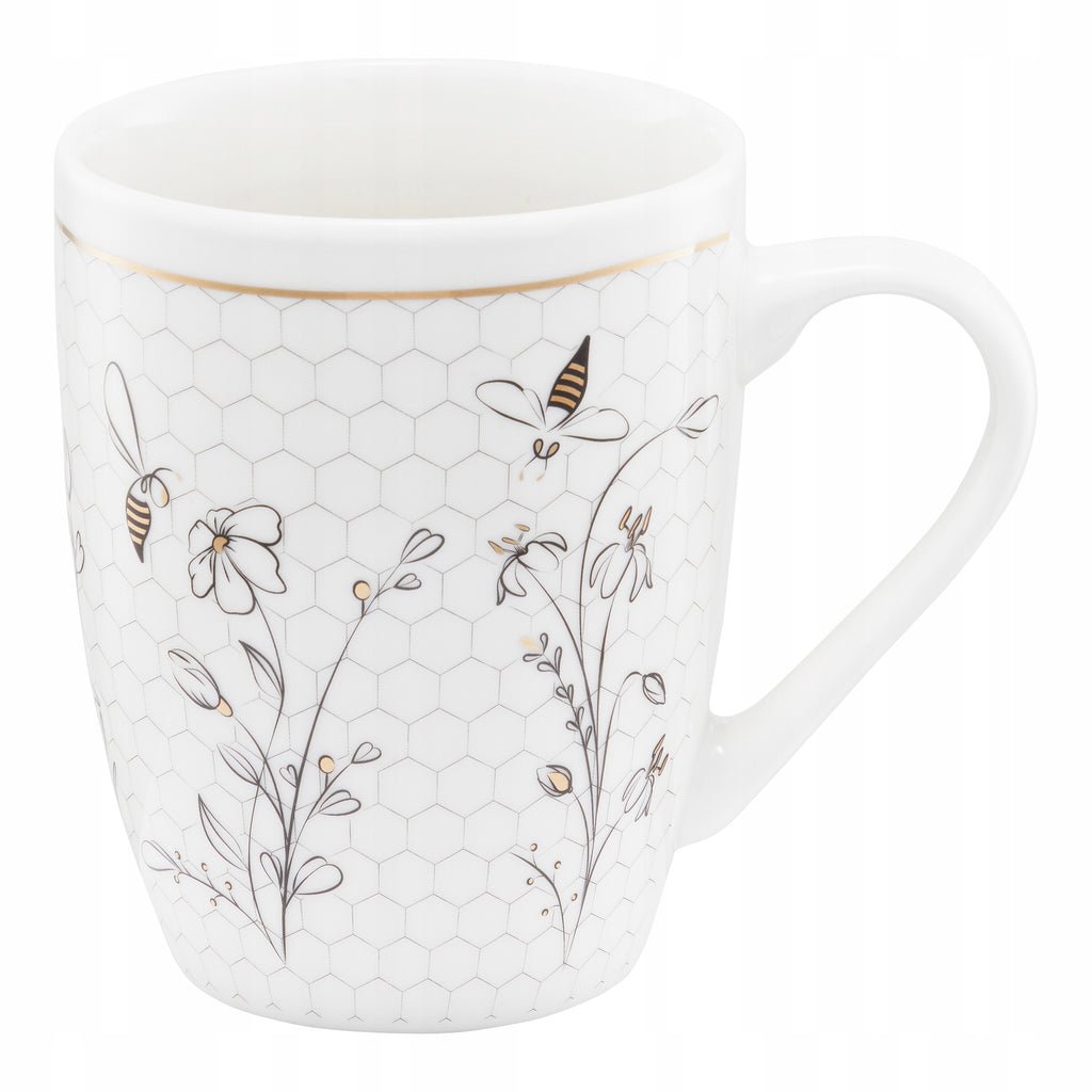 Kubek Ambition Gold Bee porcelana 360 ml