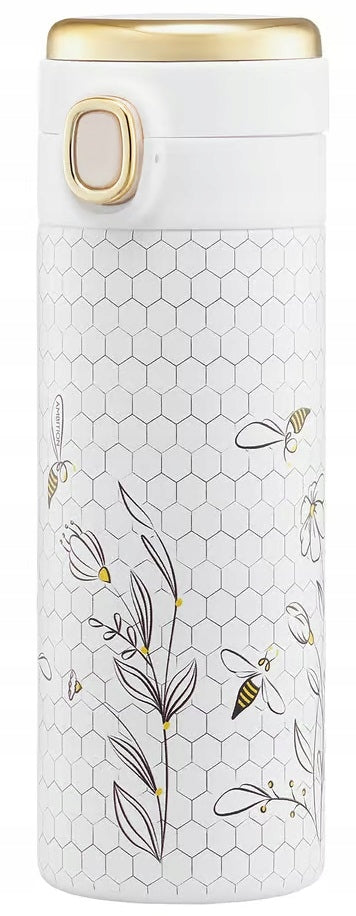 AMBITION KUBEK TERMICZNY TERMOS 350ml Gold Bee Elegancki design 66719