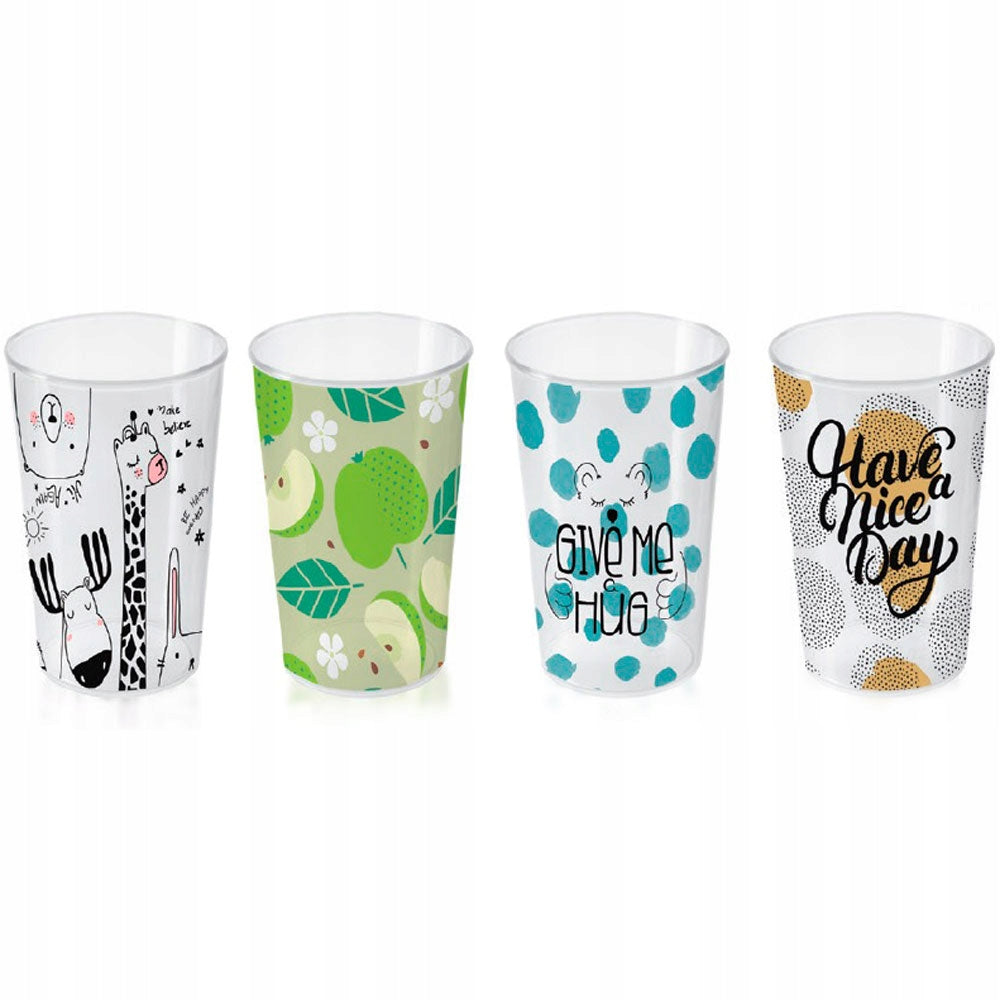 BranQ Kubek Plastikowy Jabłka dla Dzieci 250 ml dj.