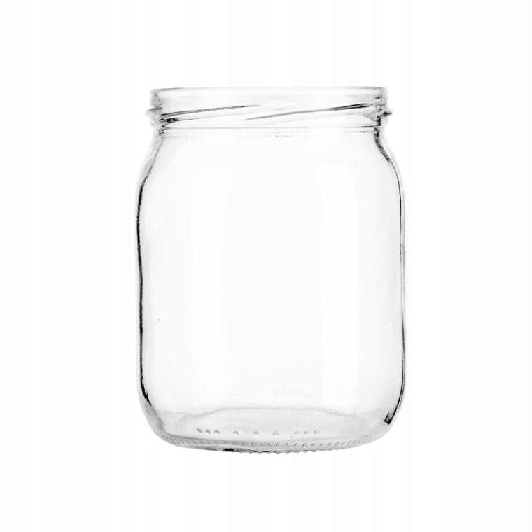 6 x Słoik Szklany Słoiczek Na Przyprawy Miód Dżem 0,54 l bez wieczka dj.