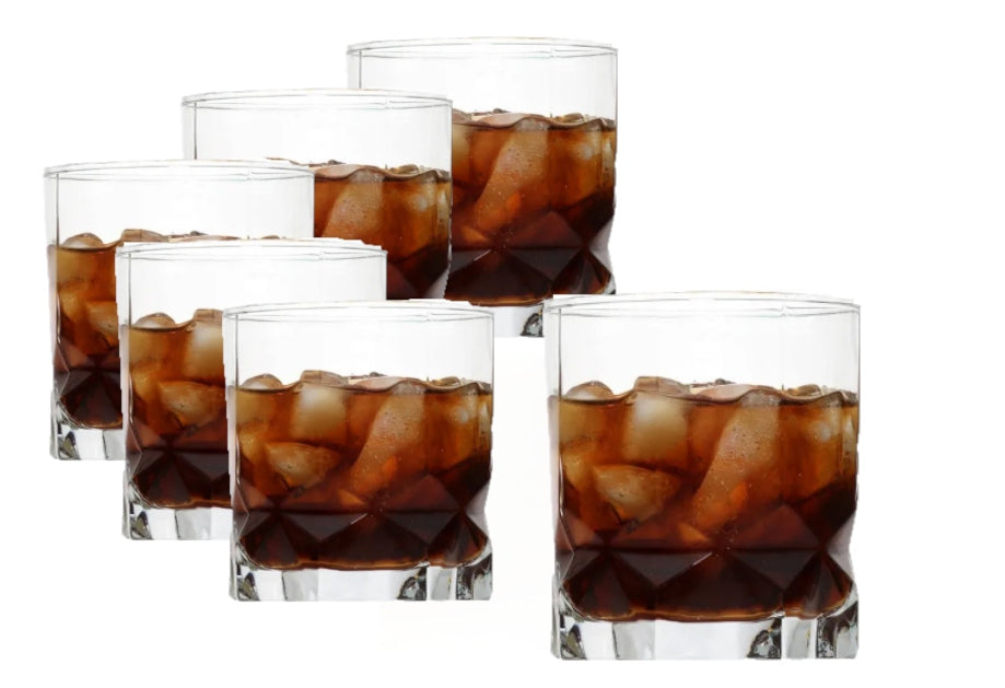 Szklanki do Whisky 6szt. AMBITION 325ml Diamond
