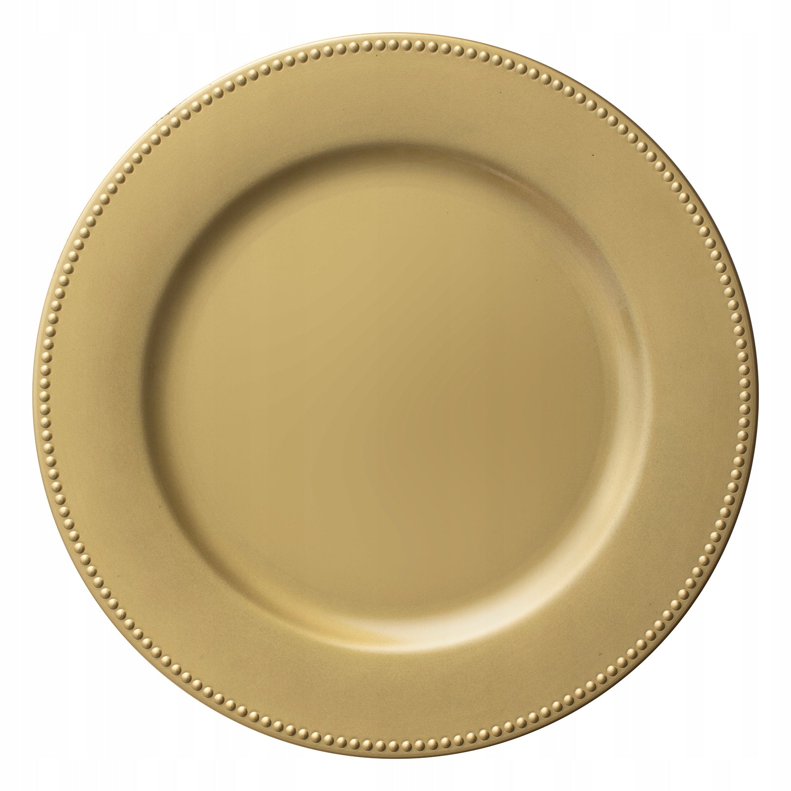 Podtalerz patera dekoracyjna złota 33 cm Perline AMBITION dj.