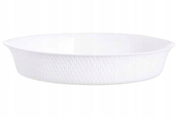 LUMINARC SMART CUISINE brytfanna owalna biała WAVY 29x28xX5 cm 091