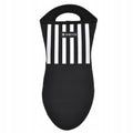 76499 Rękawica kuchenna neoprenowa Ribs pasy czarne AMBITION