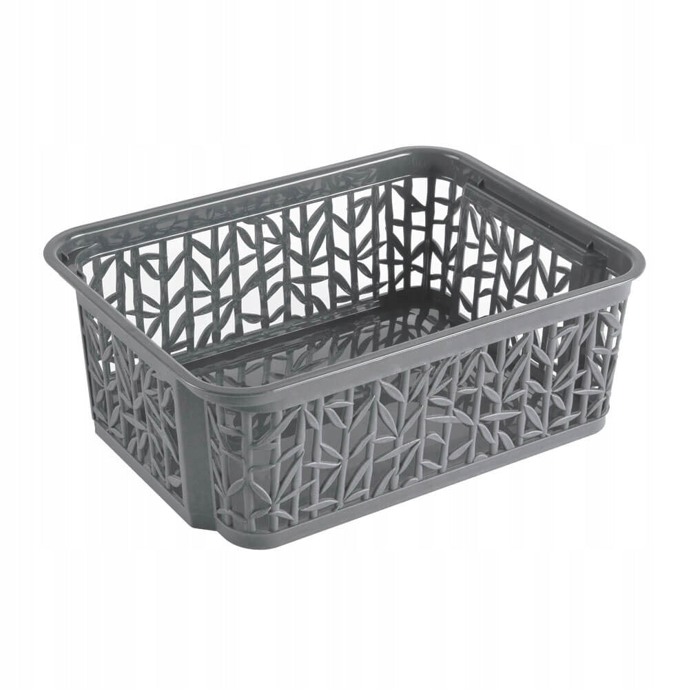 BRANQ KOSZYK BAMBOO 3, UNIWERSALNY, TWORZYWO SZTUCZNE, 29x22x12 BRĄZ