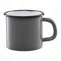Kubek emaliowany szary emalia olkusz 12 CM 1 L