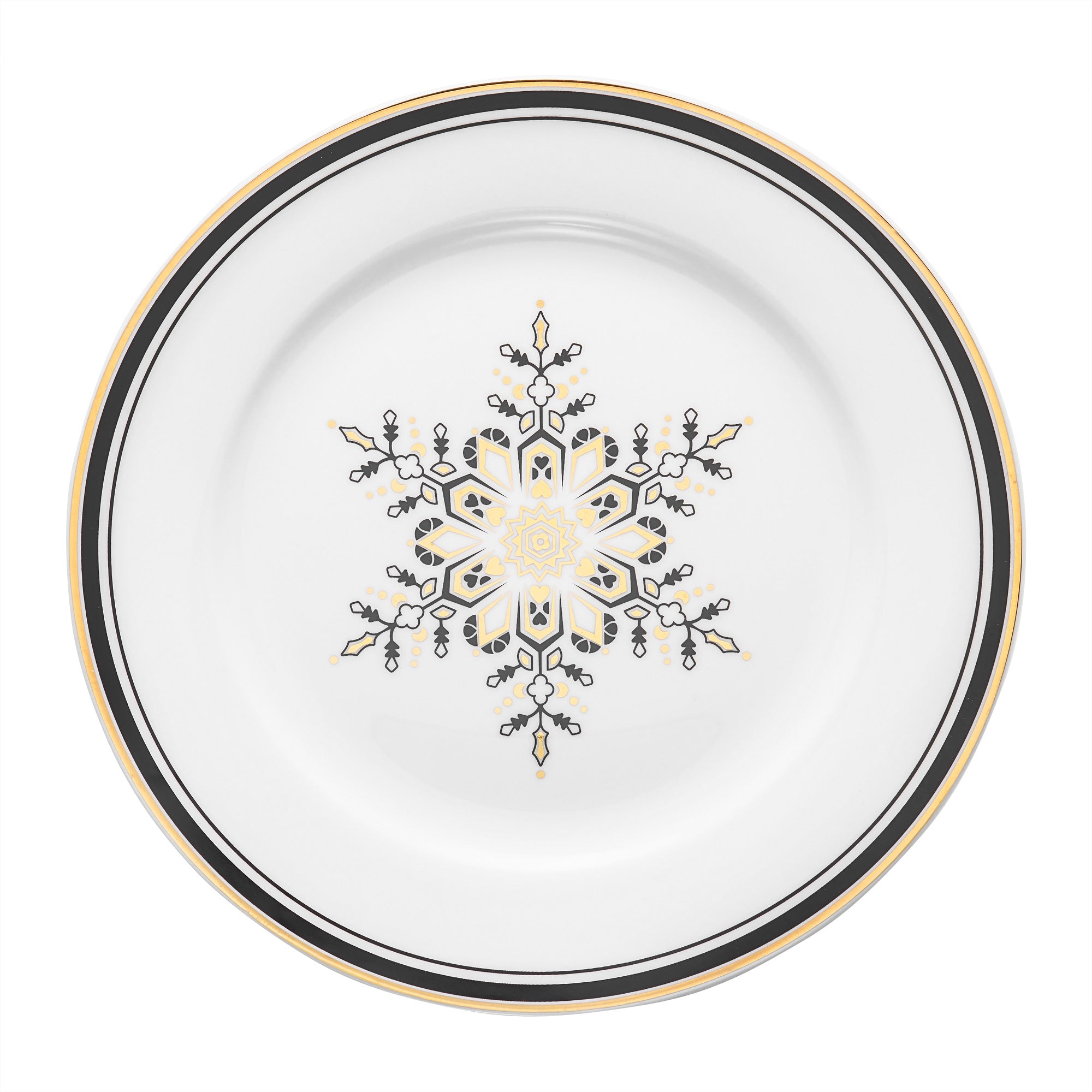 Talerz deserowy Ambition Art deco Stars 19 cm