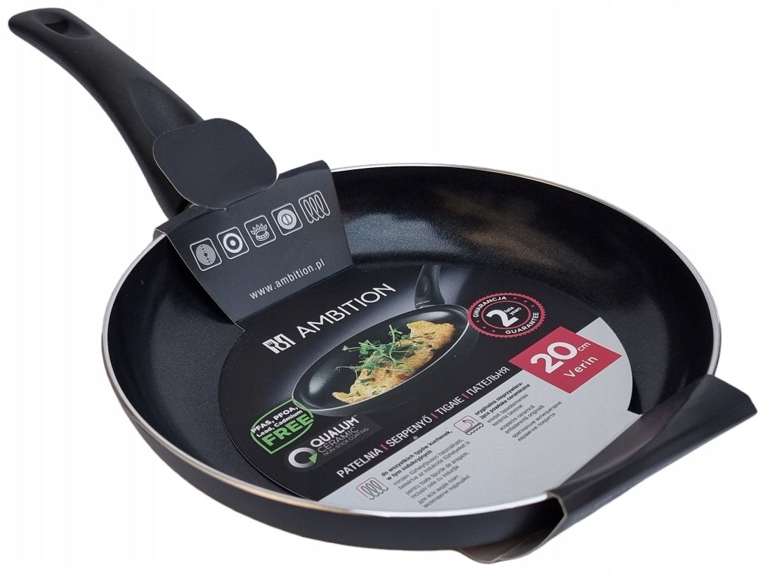 Patelnia tradycyjna Ambition VERIN 20 cm non-stick (nieprzywierająca)