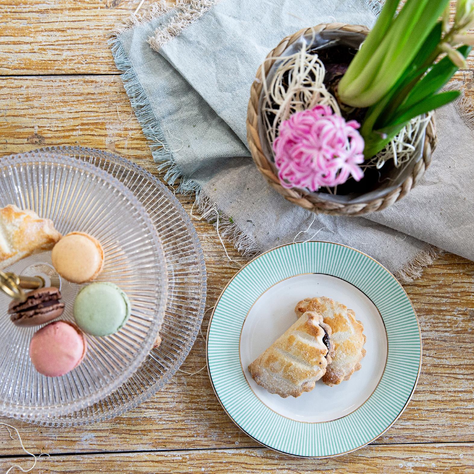 69977 Talerz deserowy Bliss 19 cm miętowy AMBITION