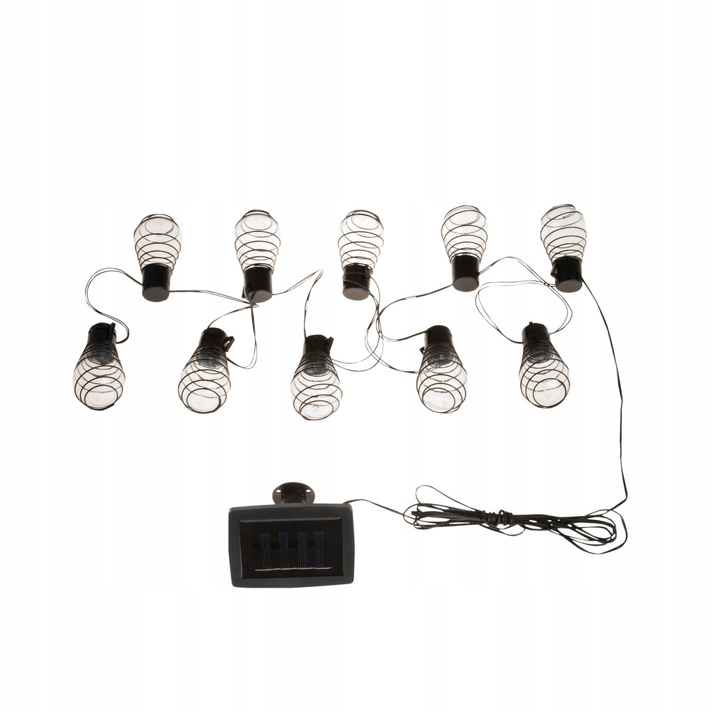 91321 Girlanda ogrodowa solarna 3,8 m spirala PATIO