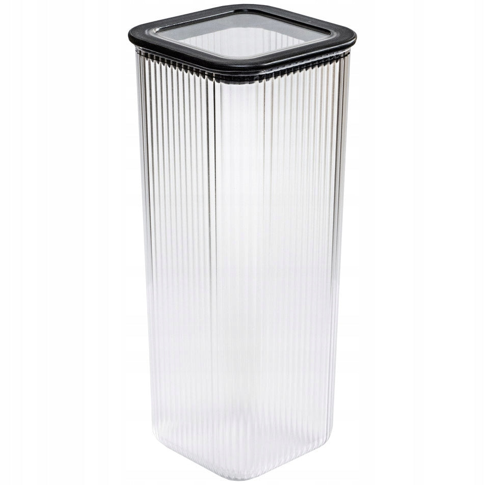 BRANQ - Pojemnik na żywność - plastikowy - kwadratowy - sypkie - 2,37 L