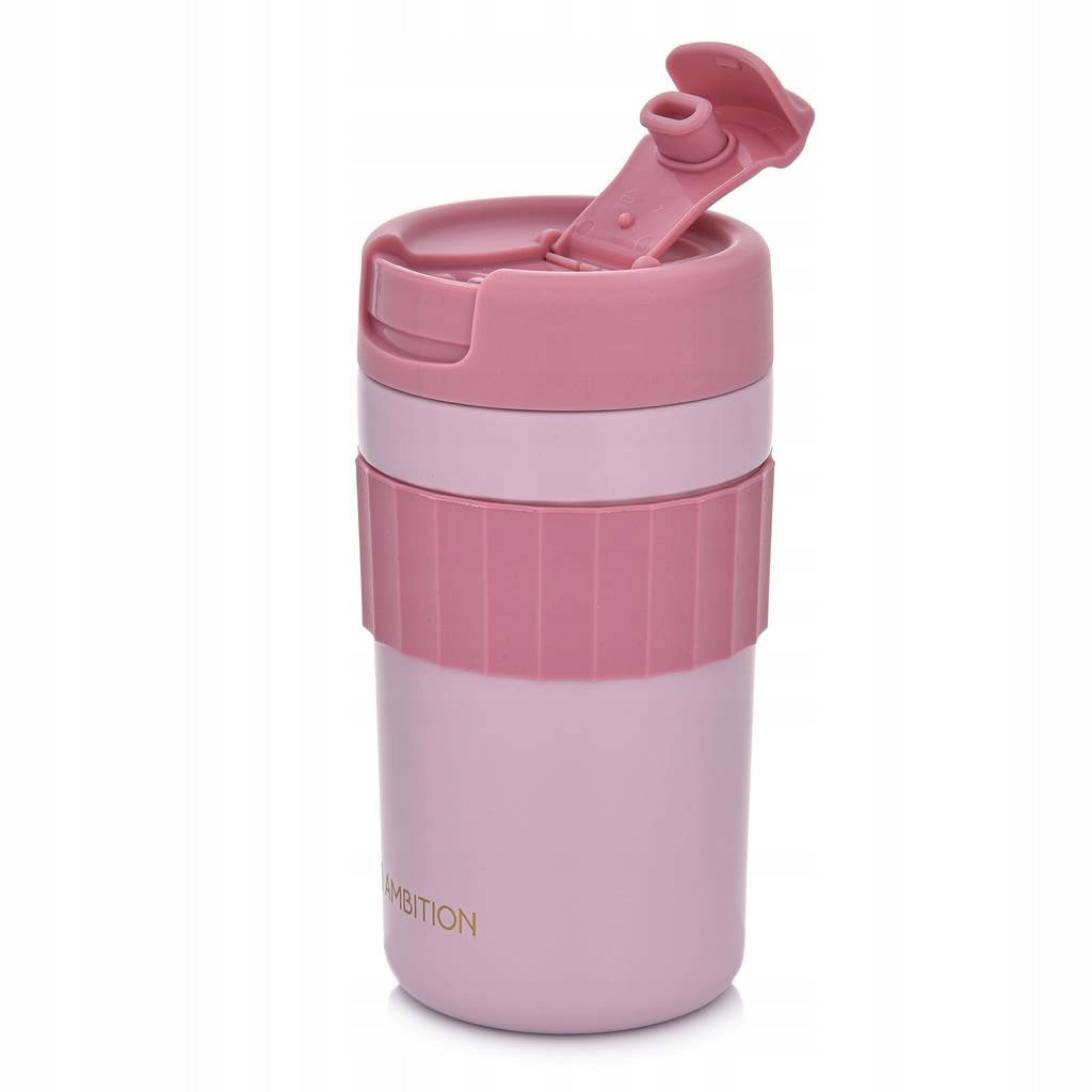 KUBEK TERMICZNY RÓŻOWY NINO AMBITION 450 ML