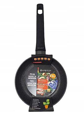 Patelnia tradycyjna Ambition Mercure 16 cm teflonowa