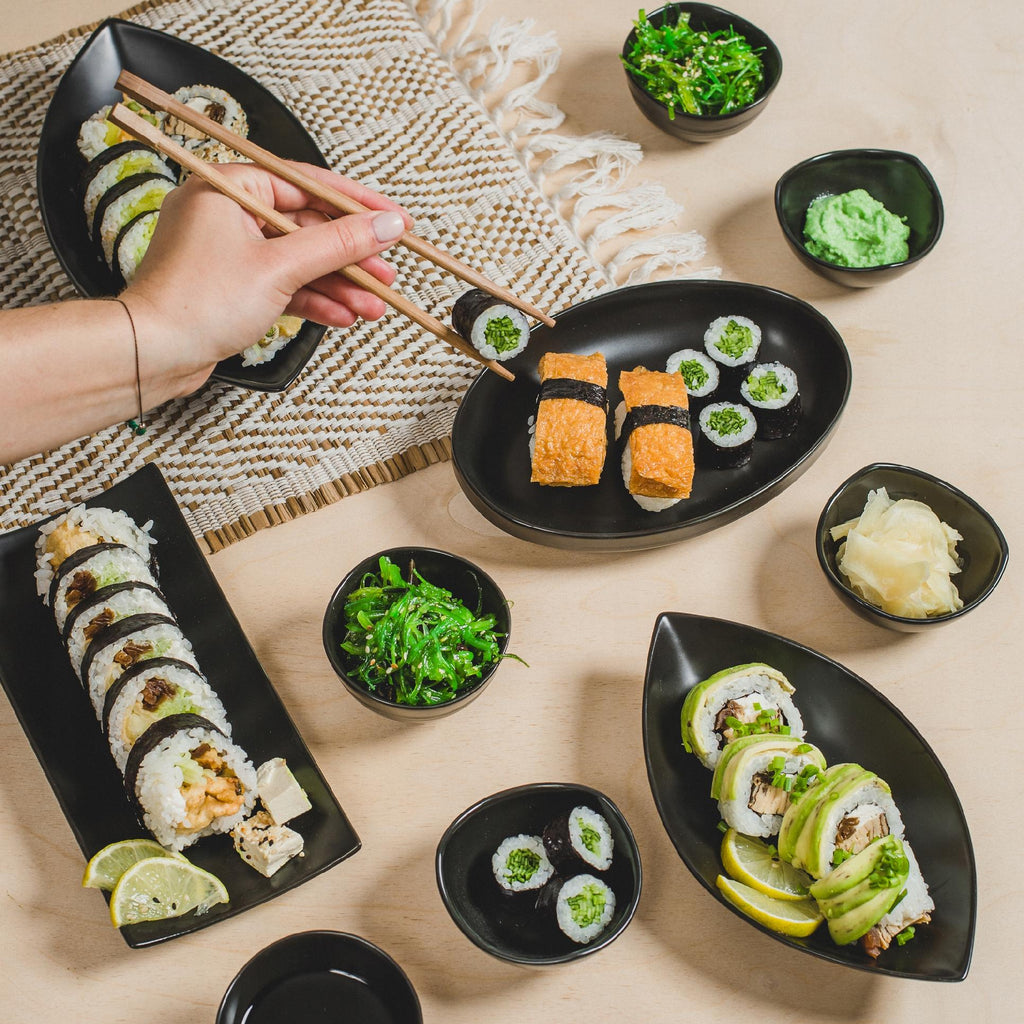 AMBITION SALSA PÓŁMISEK TALERZ 26,5X12,5CM CZARNY