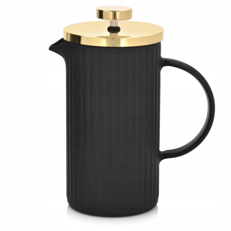 AMBITION Curly Gold Zaparzacz do Herbaty 600 ml Szkło Stylowy Design