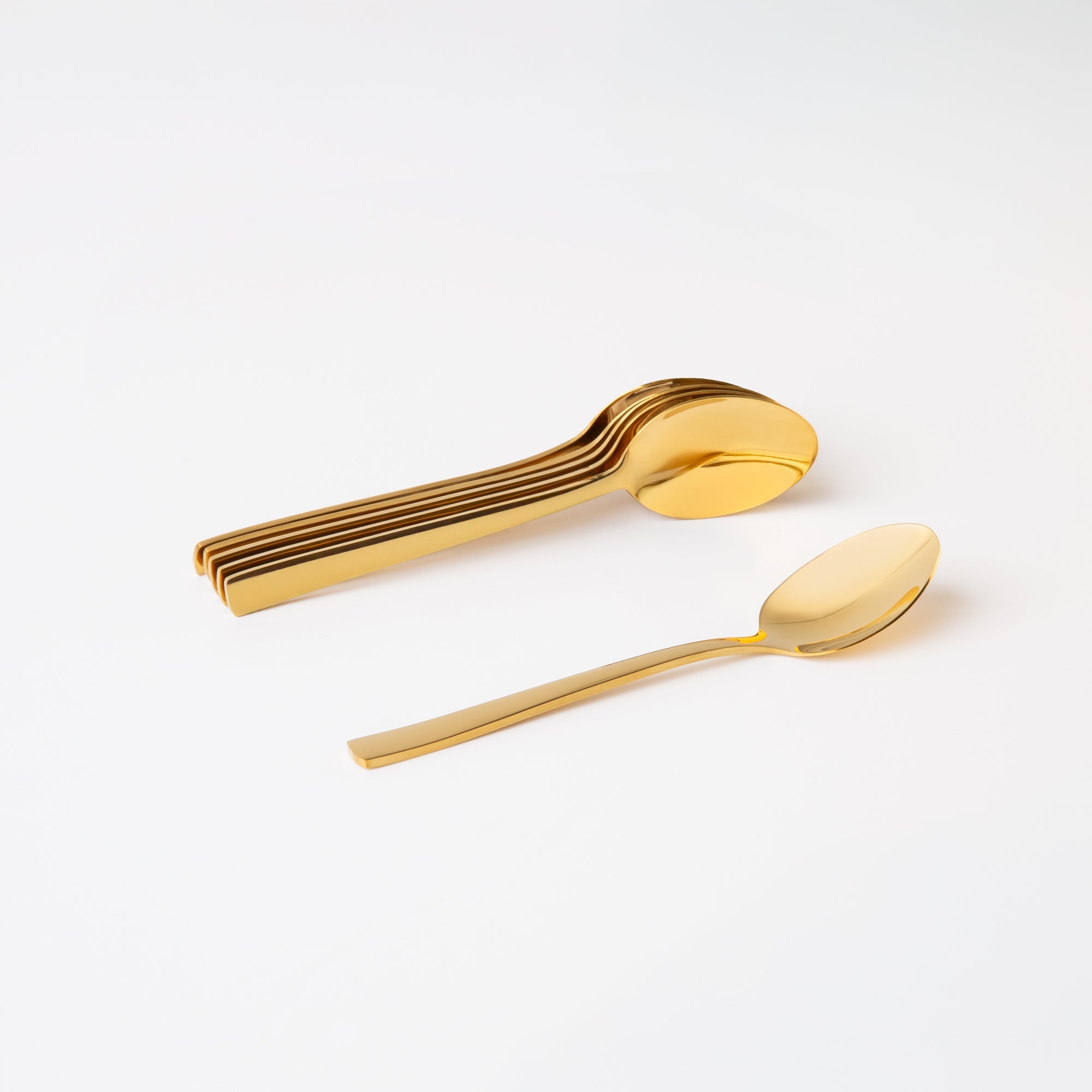 43382 Komplet łyżeczek do herbaty 6 sztuk Prato złoty AMBITION
