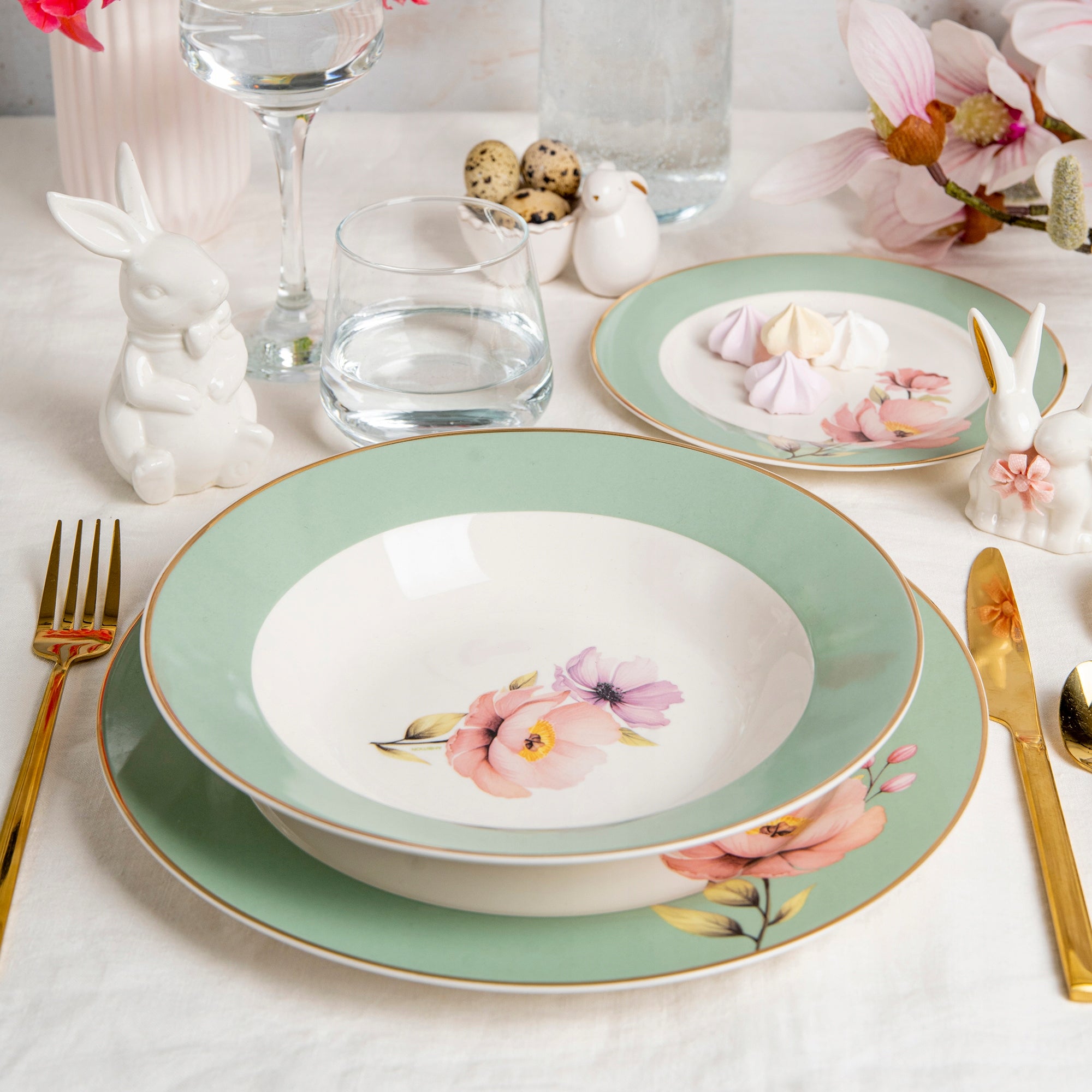 Talerz obiadowy płytki Ambition Flores