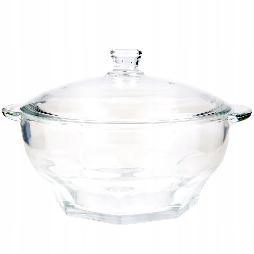 Szklana misa salaterka z pokrywką waza Luminarc Granity 2,5l