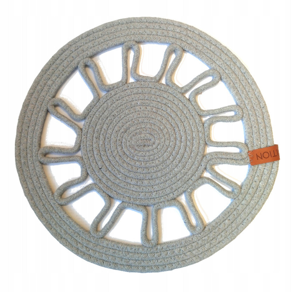 Podkładka na stół Boho 35 cm szara AMBITION dj.