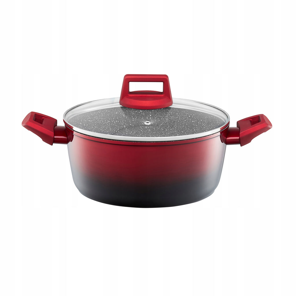 Garnek tradycyjny Ambition OMBRE RED 4,3 l