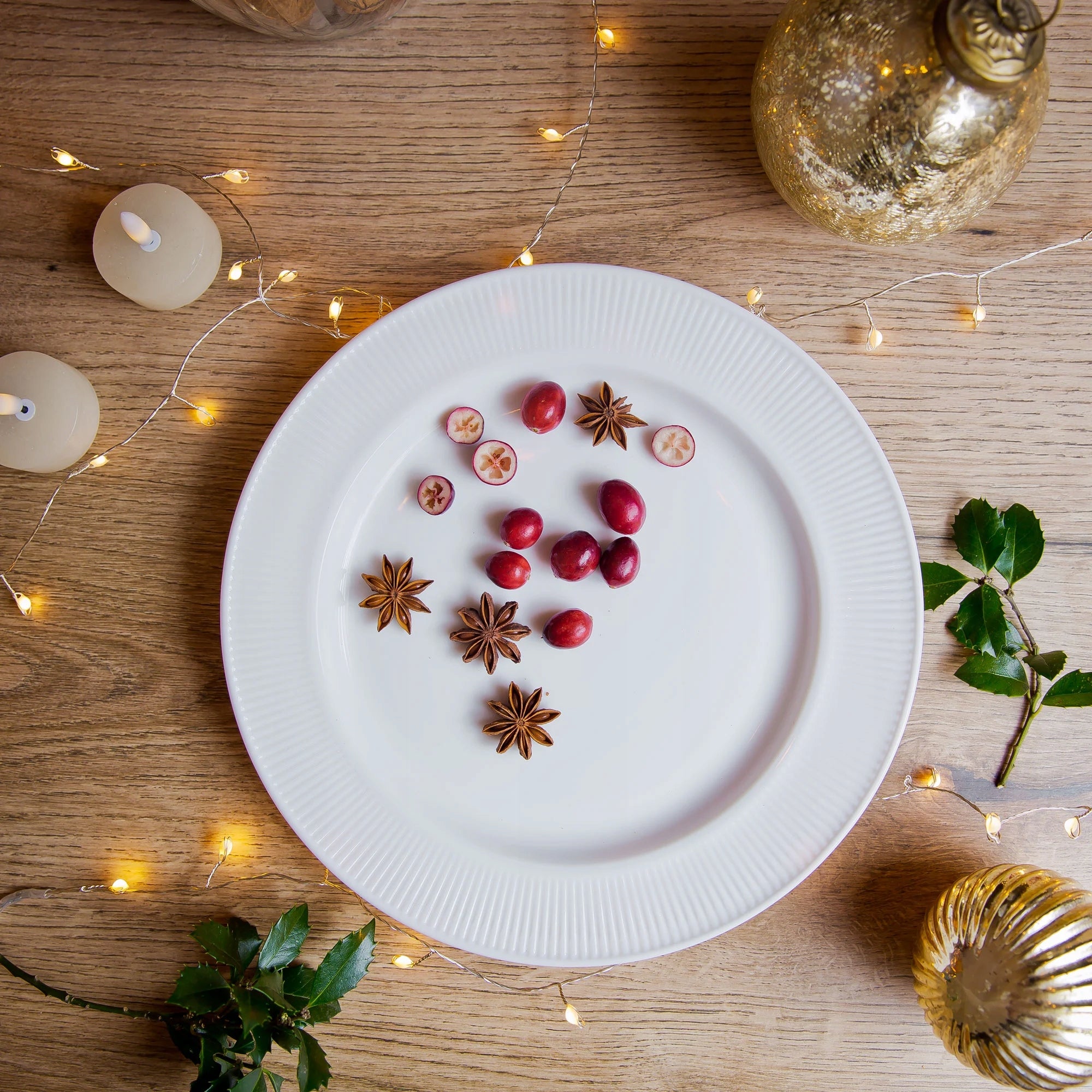 Talerz obiadowy płytki Ambition Curly 25 cm