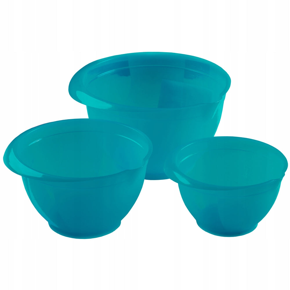 698574 KOMPLET MISEK PLASTIKOWYCH DO KUCHNI 3 SZT