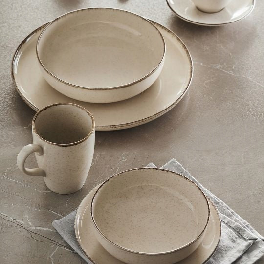 TALERZ DESEROWY BEŻOWY CRAFT AMBITION 19 CM