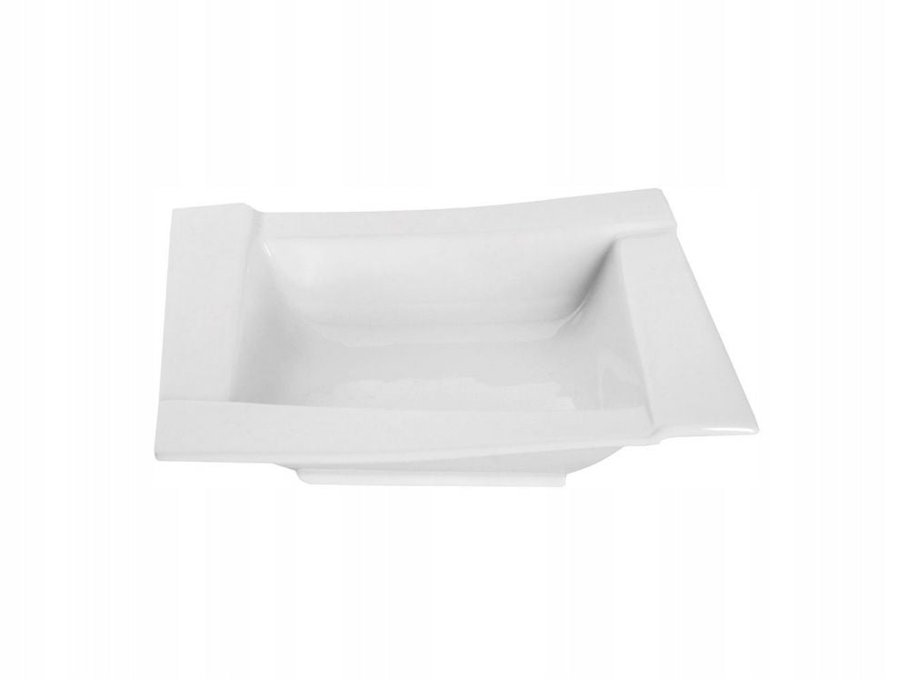 Salaterka Ambition Kubiko biała 18 cm