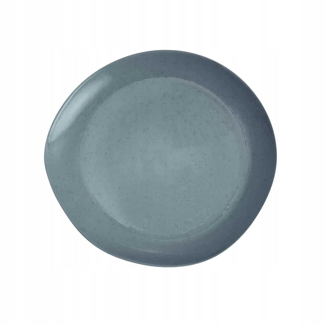 Talerz deserowy niebieski Organic Ambition 22 cm