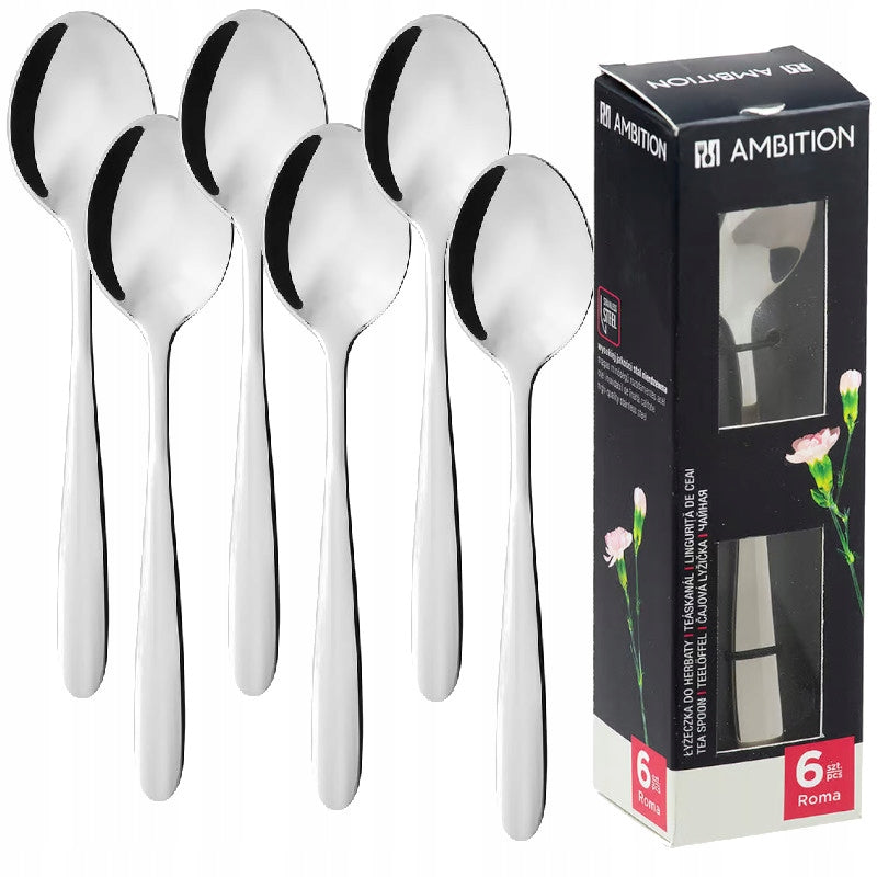 83914 Komplet łyżeczek do herbaty Ambition Roma 6 szt.
