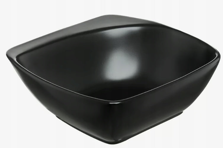 Salaterka 22 cm Kwadratowa Czarna Ambition Salsa dj.