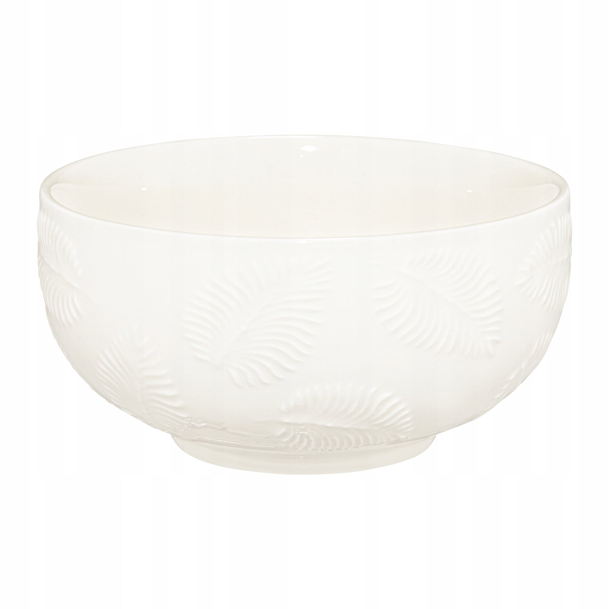 43644 Salaterka miseczka Ambition Galactic White Piórka 13 cm