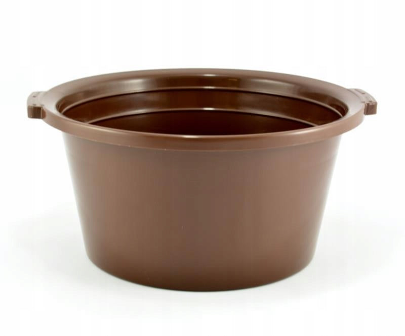 Miska plastikowa 24L okrągła z uchwytami