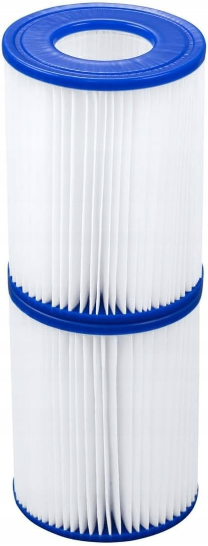 C3058 BESTWAY Wkład filtrujący Do Pompy Rozmiar II 10,6 x 13,6 cm 2 SZTUKI