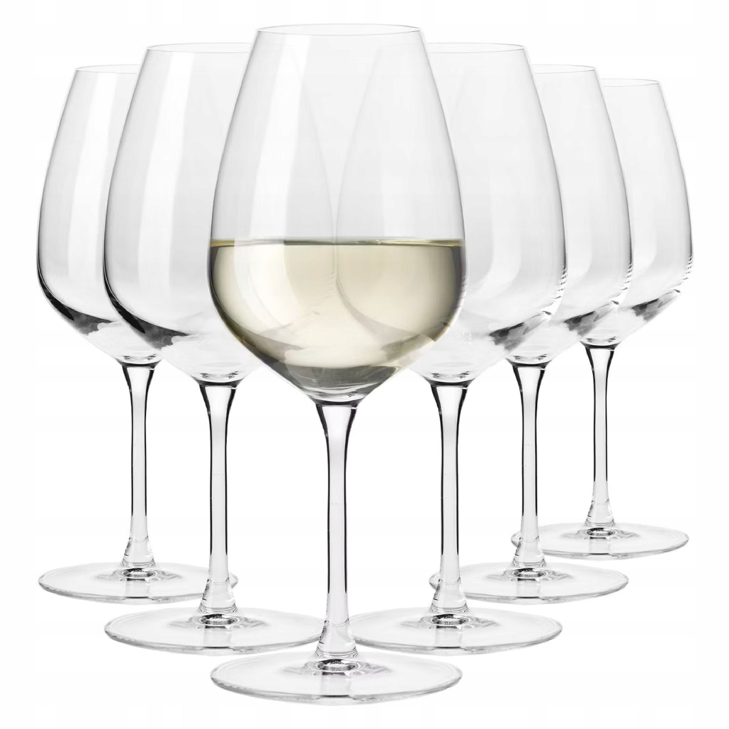 Kieliszki do wina białego Krosno Divine bezbarwny 530ml 6 szt.