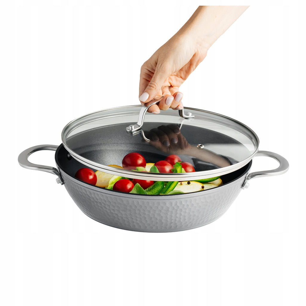 Patelnia tradycyjna Ambition BU 28 cm non-stick (nieprzywierająca)